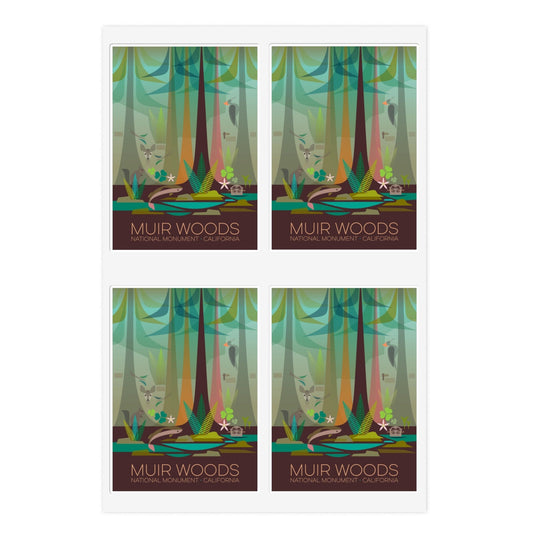 Muir Woods National Monument Sticker Sheet