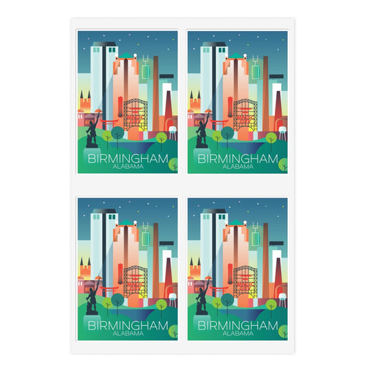 Birmingham, Alabama Sticker Sheet