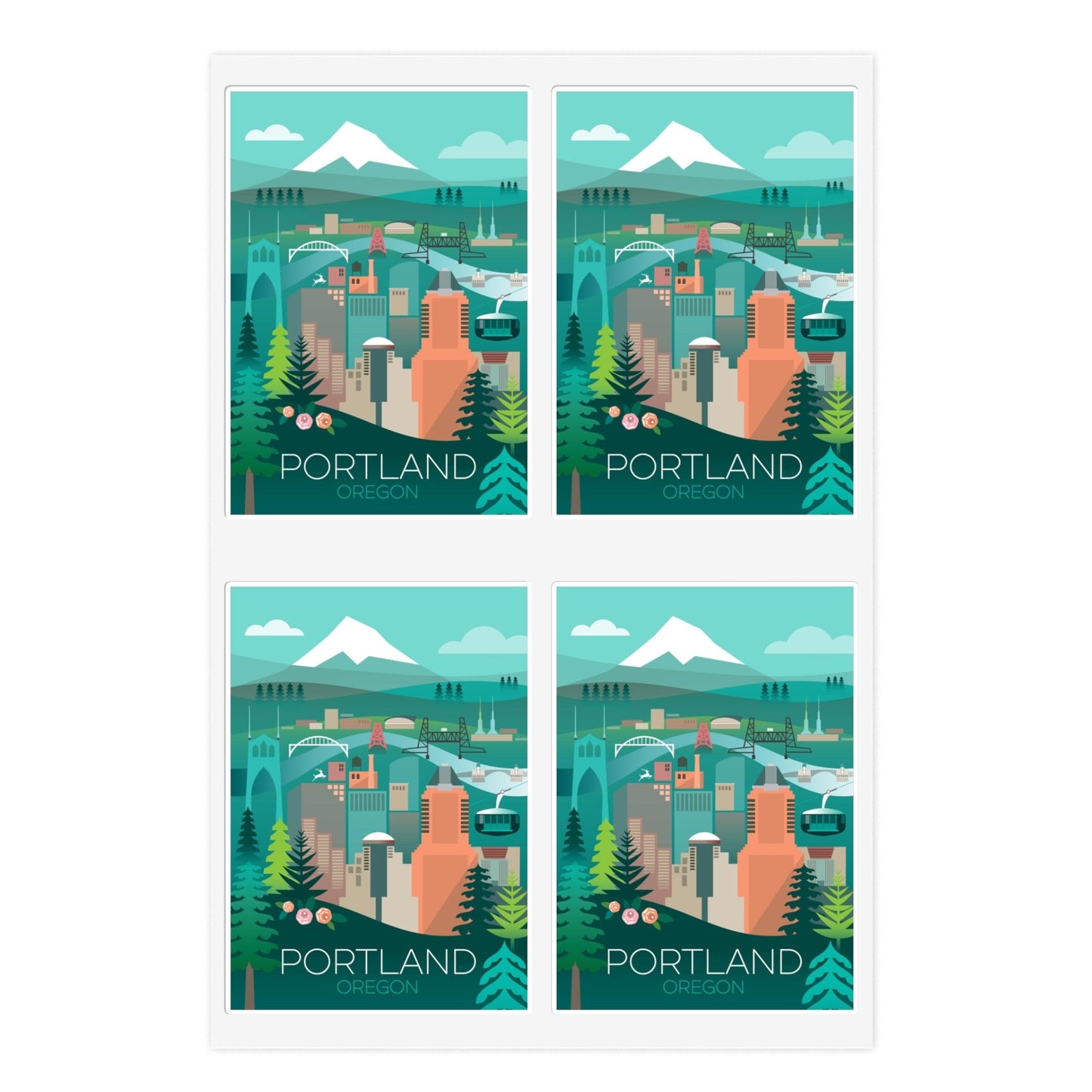 Portland Sticker Sheet