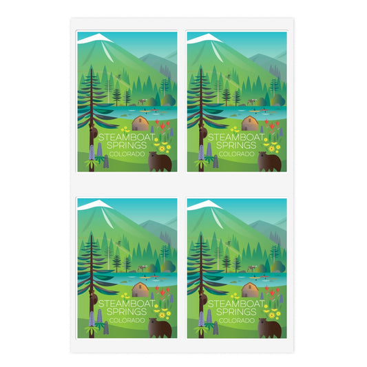 Steamboat Springs Summer Sticker Sheet