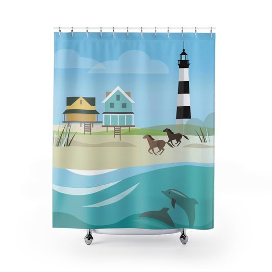 Outer Banks Shower Curtain
