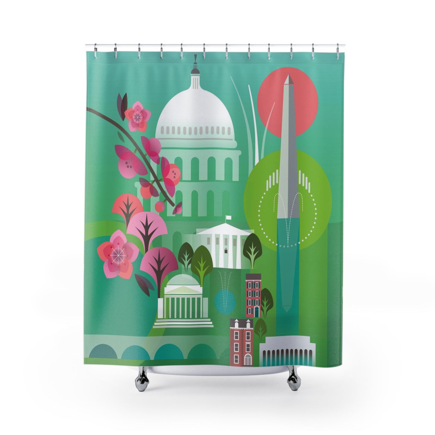 Washington DC Shower Curtain