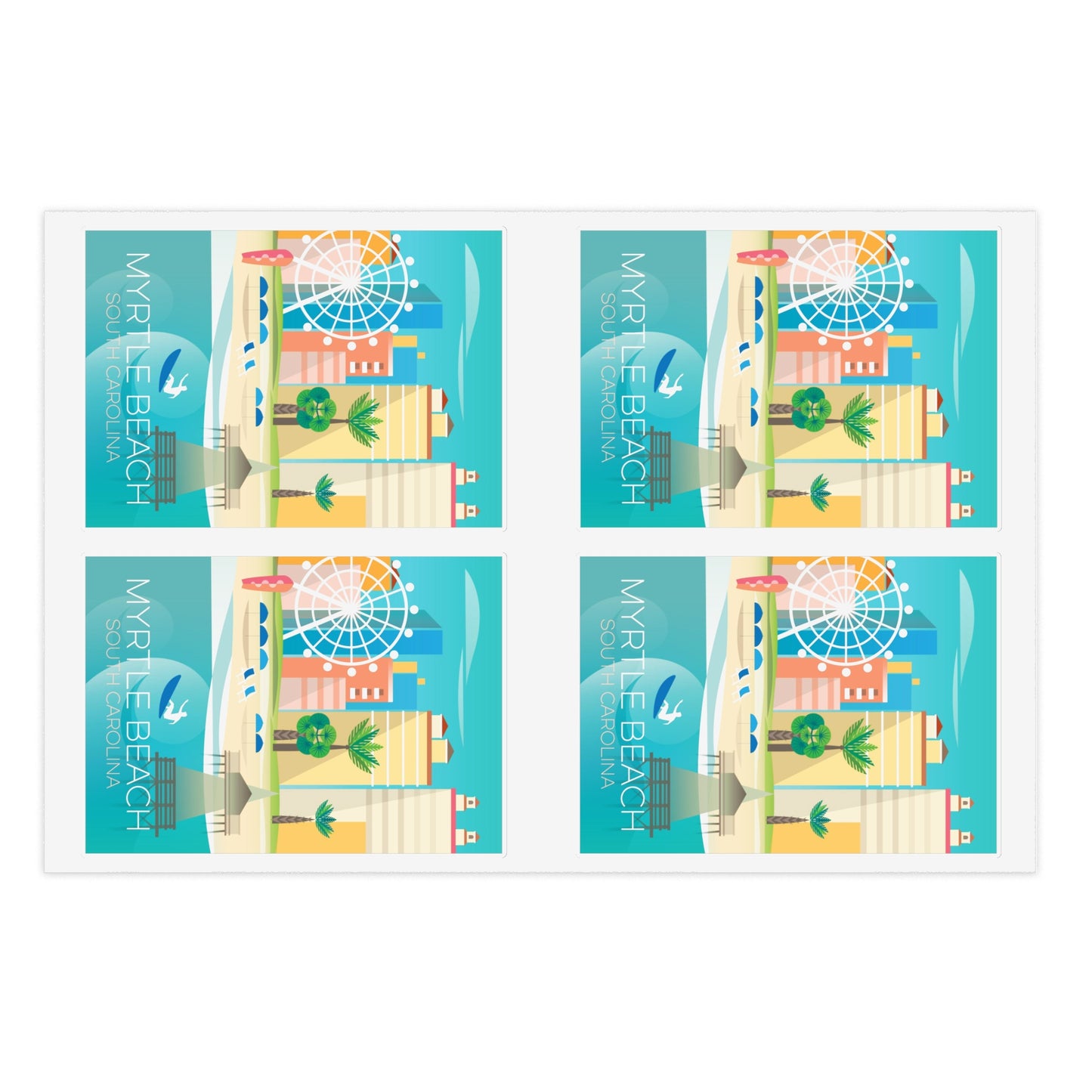 Myrtle Beach Sticker Sheet