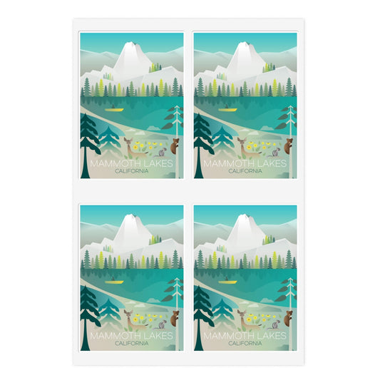 Mammoth Lakes Summer Sticker Sheet