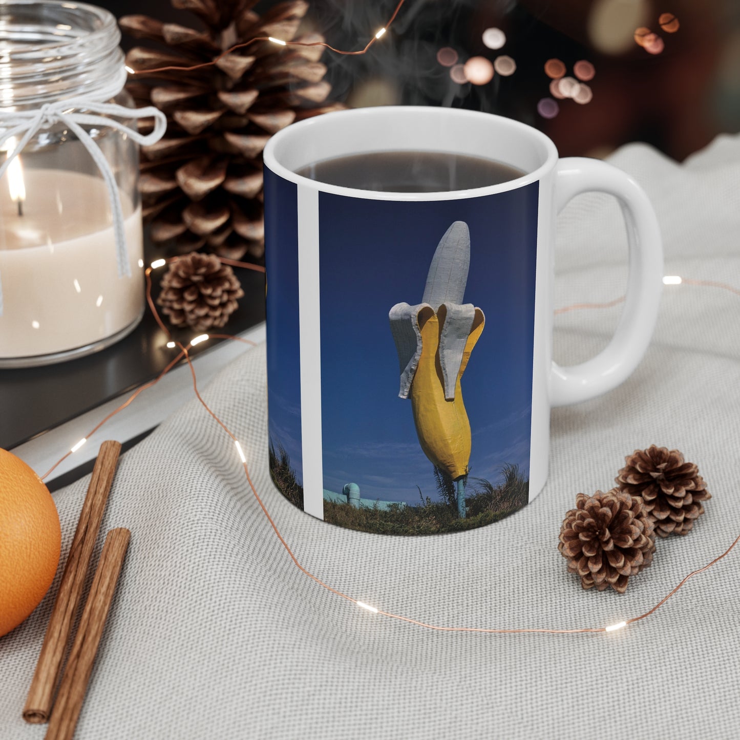 ROADSIDE MUGS - Banana Ceramic Mug 11oz