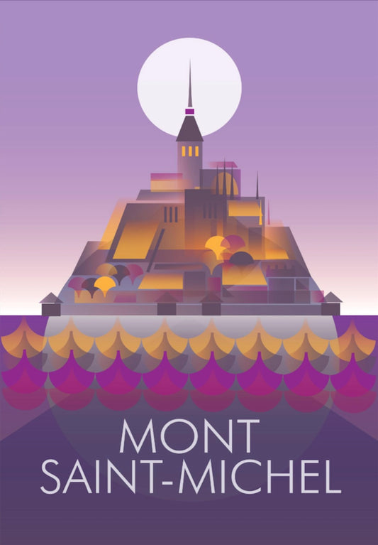 Mont-Saint-Michel Postcard