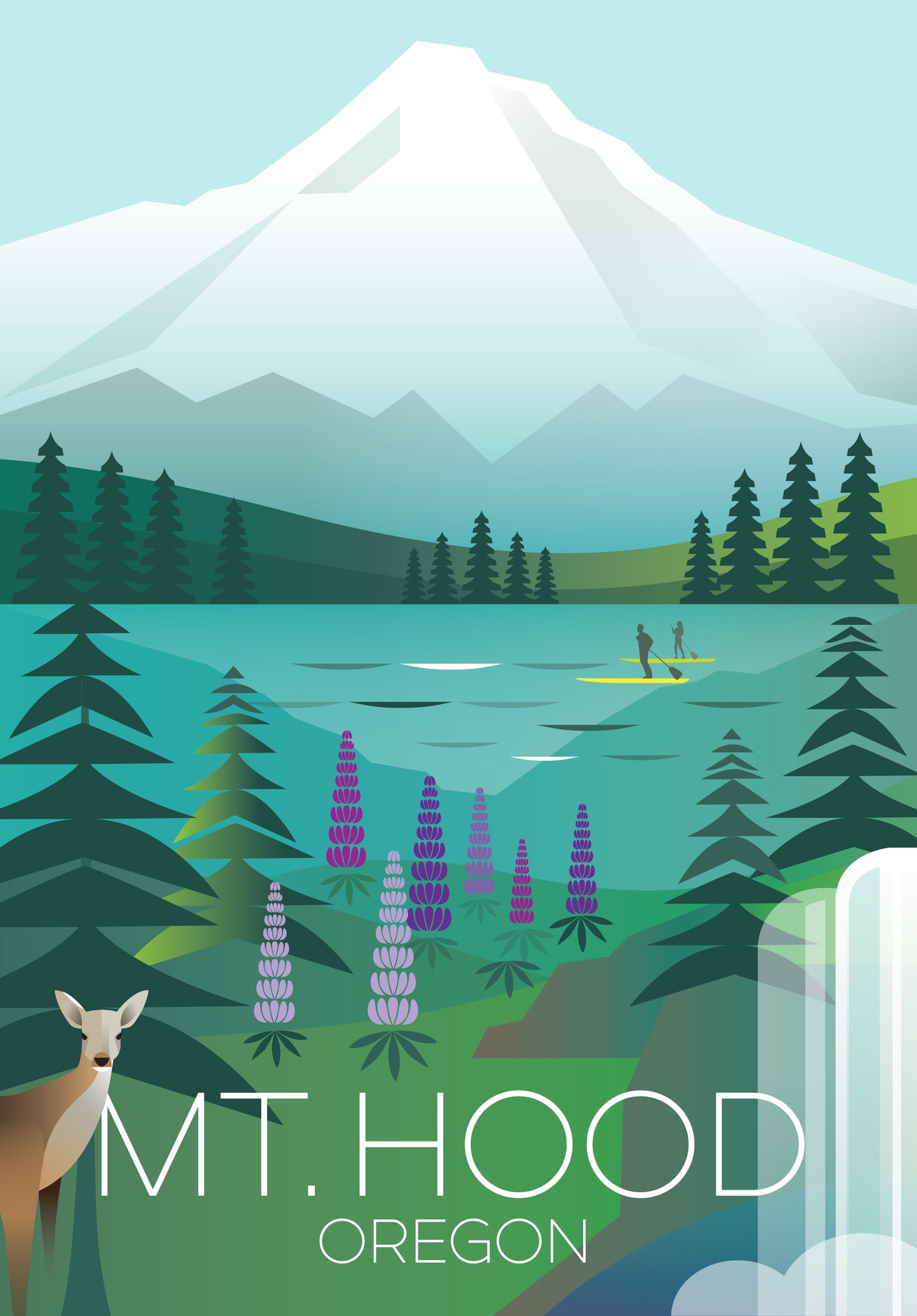 Mount Hood Postcard