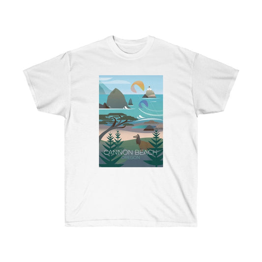 CANNON BEACH UNISEX ULTRA COTTON TEE