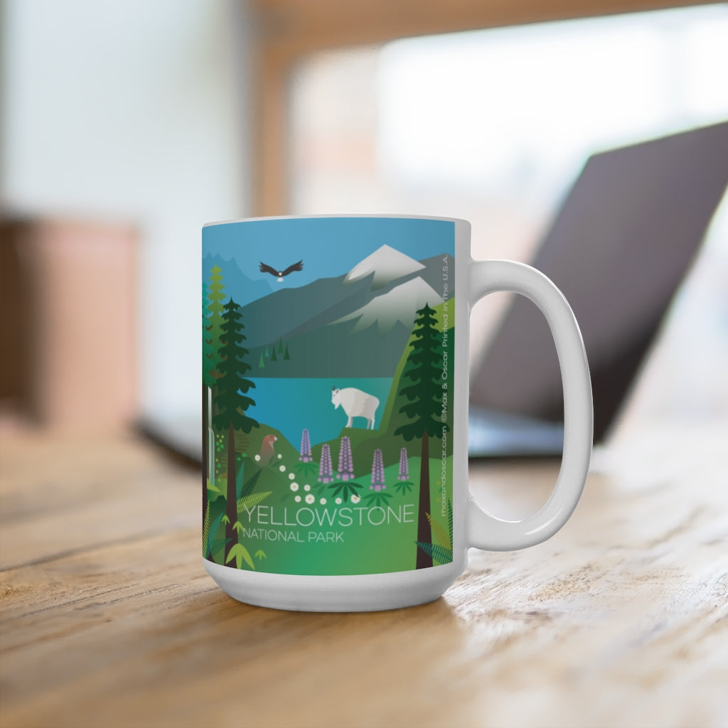 YELLOWSTONE NATIONAL PARK 11 OZ OR 15 OZ CERAMIC MUG