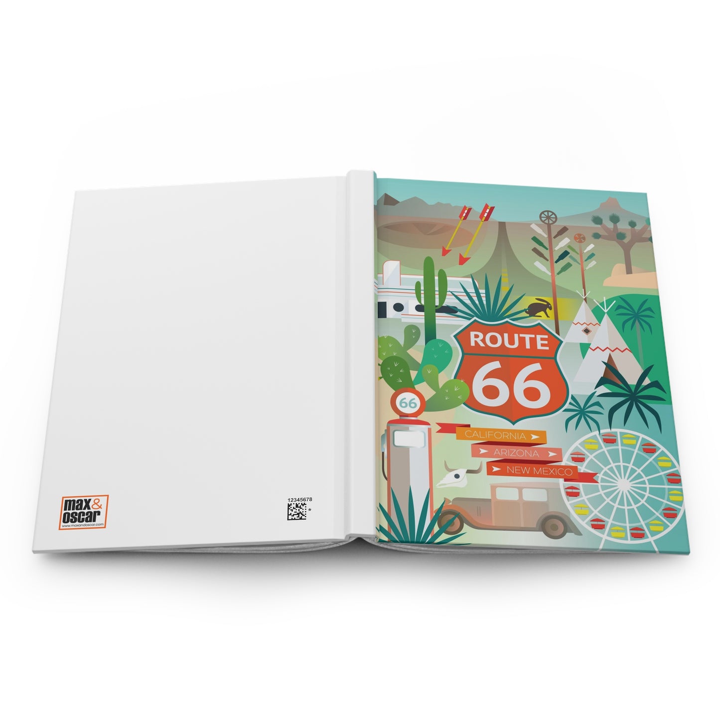 Route 66 Carnet cartonné