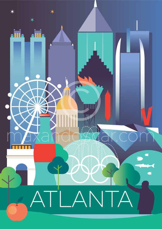 ATLANTA JIGSAW PUZZLE