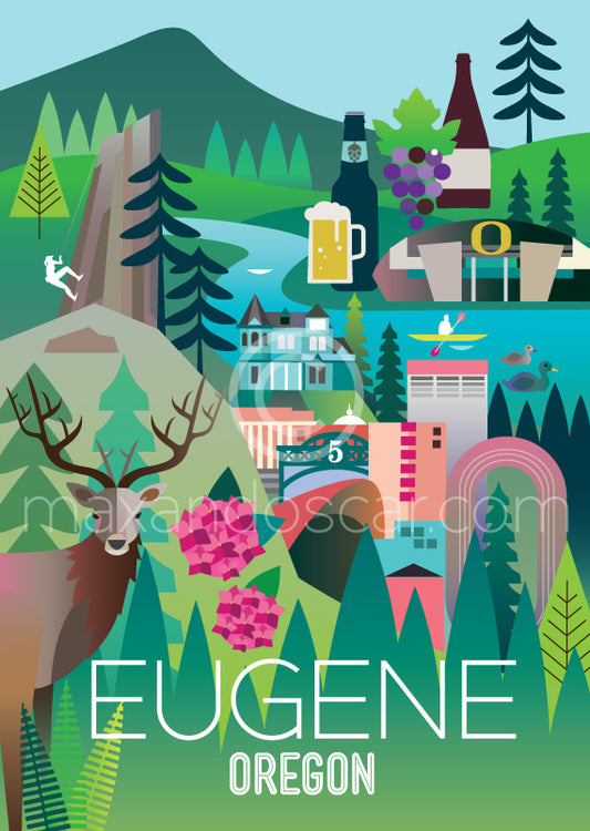 EUGENE POSTCARD