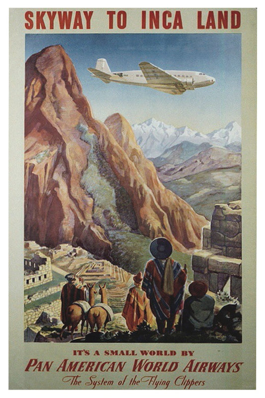 PERU - SKYWAY TO INCA LAND POSTAL CARD