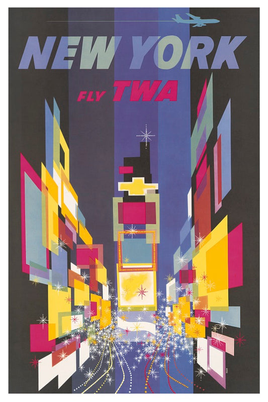 NEW YORK CITY TWA POSTAL CARD