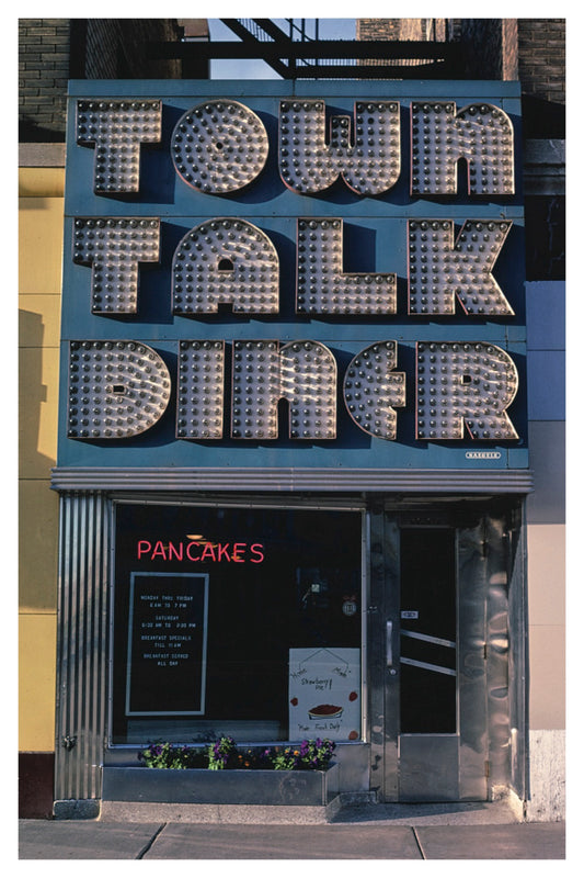 CARTE POSTALE TOWN TALK DINER