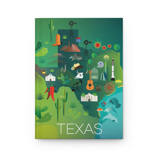 Texas-Hardcover-Tagebuch